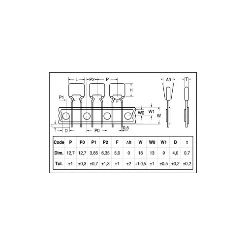 CONDENSATORE MULTISTRATO 1KPF 63V X7R