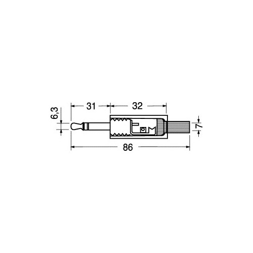 SPINA 3 POLI Ø 6,3 MM NICHELATA CON MOLLA GUIDACAVO