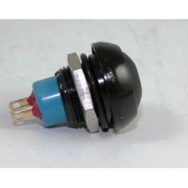 pulsante da pannello normalmente aperto NA tasto nero 14mm 125V 3A 110V 12V 1537 pulsante da pannello normalmente aperto NA tasto nero 14mm 125V 3A 110V 12V 1537