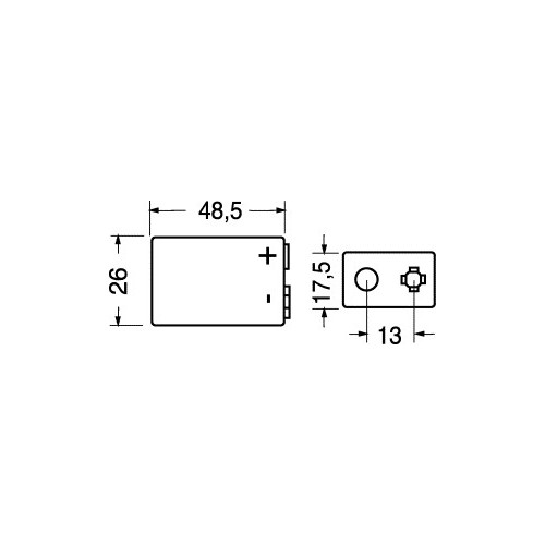 BATTERIA NI-MH 8,4V 250MA/H 