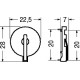 PORTABATTERIE PER PILE A BOTTONE CR2025 / CR2032