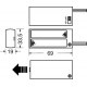 CONTENITORE PER 2 PILE STILO (AA-UM3) CON INTERRUTTORE