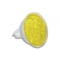 lampada MR16 a led 12V colore giallo
