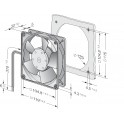 Ventola assiale 119 x119 x 32 mm 24 VDC Ebm Papst 4314T.