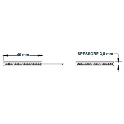 CELLA PELTIER 51W / 12V 40x40 MM 