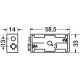 CONTENITORE PER 2 PILE STILO (AA-UM3)