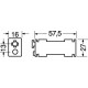 CONTENITORE PER 2 PILE STILO (AA-UM3)