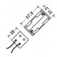 CONTENITORE PER 4 PILE STILO (AA-UM3)