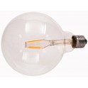 lampada a sfera a filamento di led e27 7w bianco caldo