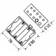 CONTENITORE PER 10 PILE STILO (AA-UM3)