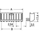 CONNETTORE MODUII DIL 8P M. CS90