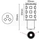 LAMPADA A LED 10-30V BA15S