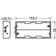 CONTENITORE PER 6 PILE 1/2 TORCIA (C-UM2)