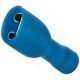 Faston Femmina Isolato per Maschio da 6,3x0,8 mm con Isolante in PVC colore Blu