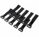 FASCETTE IN VELCRO SET 10 PZ.COLORE NERO