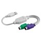 ADATTATORE USB/2 PORTE PS2 