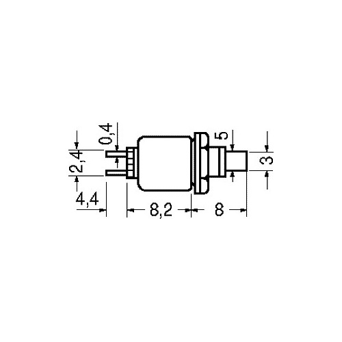 PULSANTE SUBMINIATURA CON AUTORITORNO