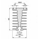 Dissipatore Termico 55/1000 in Alluminio Grezzo