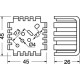 DISSIPATORE ANODIZZATO NERO PER TO3