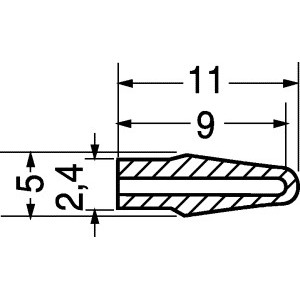 CAPPUCCIO  PER DEVIATORI A LEVETTA COL. ROSSO 2