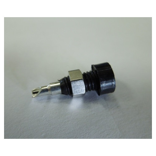 BOCCOLA DA PANNELLO DIAMETRO 2 MM -NERA