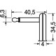 SPINA 2 POLI Ø 6,3 MM NICHELATA