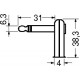 SPINA 3 POLI Ø 6,3 MM NICHELATA