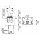 DEVIATORE UNIPOLARE ON ON 15A 250V MOD. 636V MARCA APEM