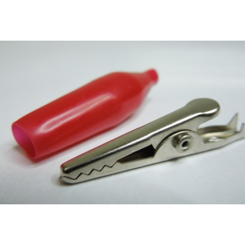 PINZA A COCCODRILLO ISOLATA- ROSSA