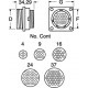 CONNETTORE VOLANTE AMP 182916-1 16P