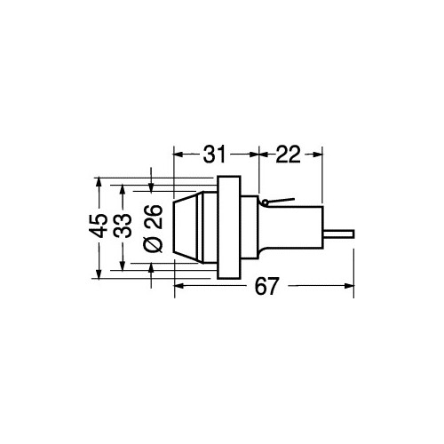 PORTAFUSIBILE DA PANNELLO PER FUSIBILI 10X38