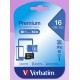 MicroSD 16GB Classe 10 Verbatim