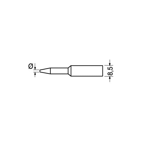 PUNTA 832ED 3,2MM A SCALPELLO