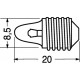 LAMPADA E10 - 2,2V - 250MA - LENTICOLARE