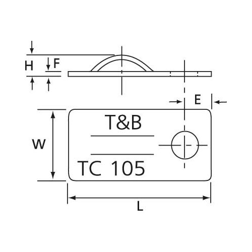 PIASTRINA DI ANCORAGGIO 
