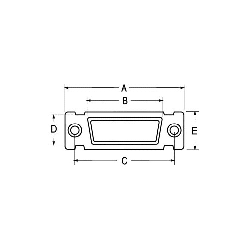 CONNETTORE MASCHIO TERMINALI PER C.S. -9 POLI-