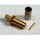 Connettore Coassiale SMA Femmina Volante/pannello a Crimpare per RG58