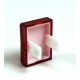 CALOTTA ROSSA RETTANGOLARE 15X21,5MM