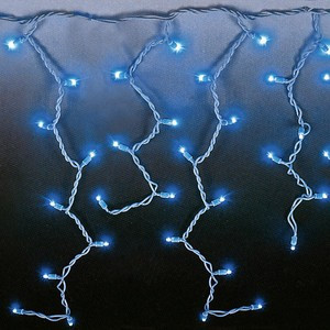 CASCATA LUMINOSA BLU- 1,7 MT.