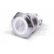 PULSANTE 1P N.A. 12V LED BIANCO