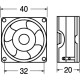 VENTOLA ASSIALE 24VDC 40x40x20