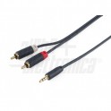 cavo audio rca jack gold 3 metri