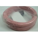 Filo elettrico per cablaggi 0,5 mmq guaina rosa