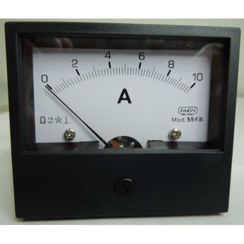 Amperometro 10a C c 70x60mm Amperometro 10a C c 70x60mm