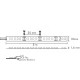 STRISCIA A LED 24V 19W/M 5 MT COLORE BIANCO FREDDO