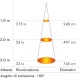 Lampada a Led attacco GU10 7W Bianco Caldo