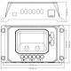 CENTRALINA 12/24V 20A + 2 USB