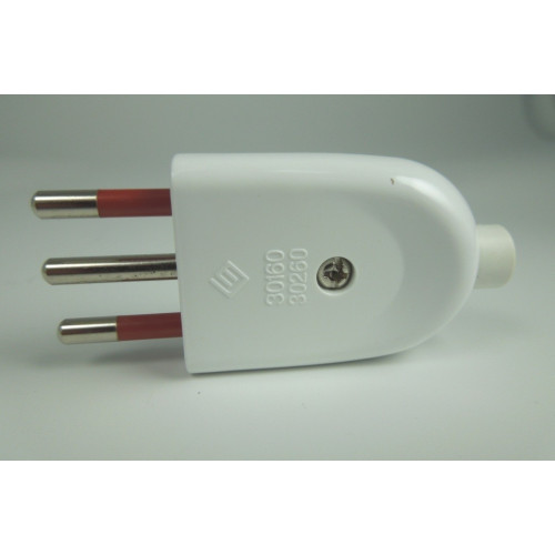 SPINA VOLANTE 10A + TERRA - COLORE BIANCO 