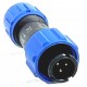 Connettore Stagno Maschio Volante  3 Poli IP68 SP1110/P3