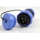Connettore Stagno Maschio Volante 3 Poli IP68 SP2110/P3
